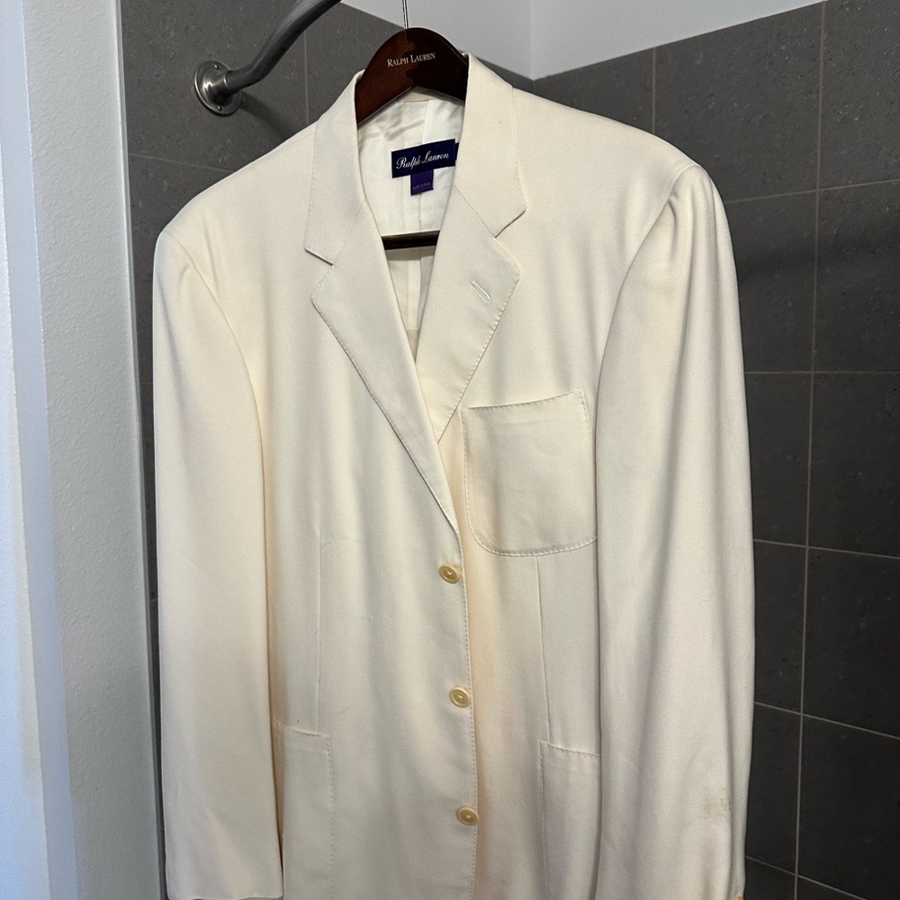 Ralph Lauren Purple label vintage 100% silk coat
